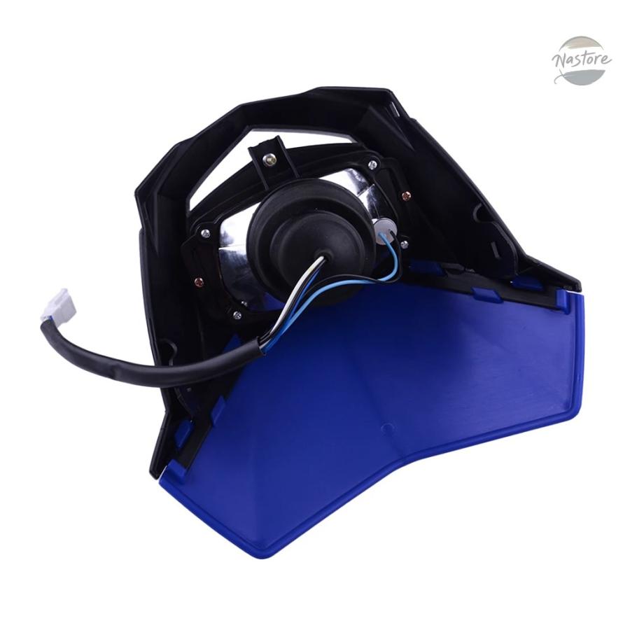 並行輸入品 H4 バイク フロント ヘッド ブルー ダート ライト ヘッドランプ カスタムパーツ パーツ アクセサリー_4