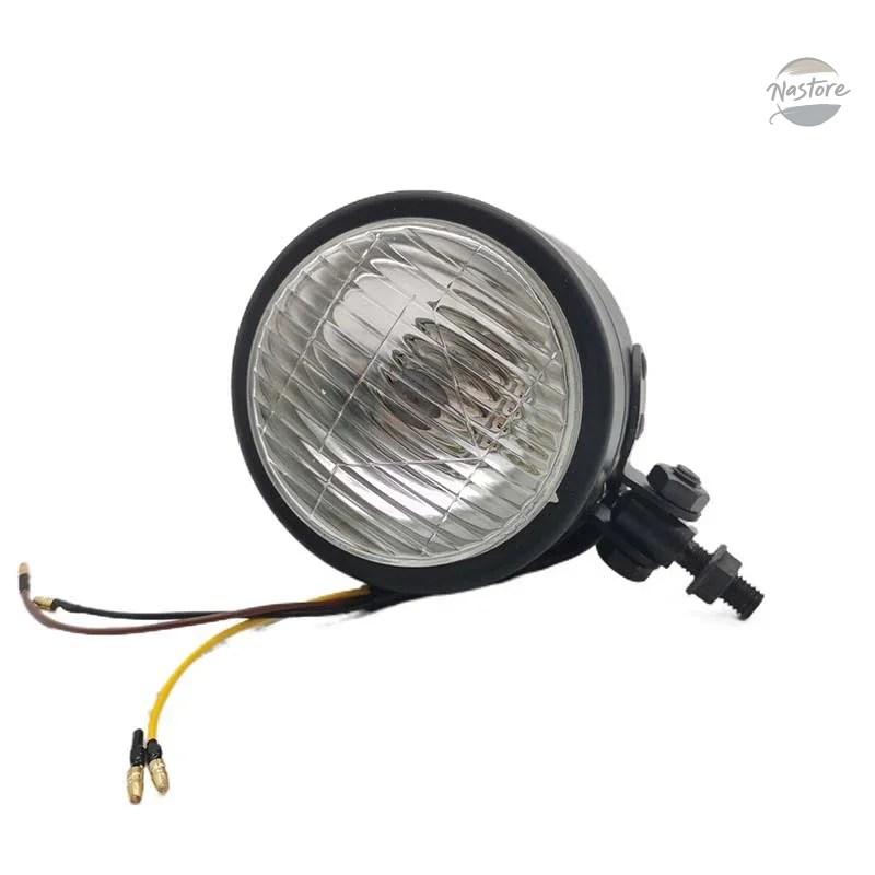 並行輸入品 H4 バイク フォグランプ フロント ヘッド ヴィンテージ ライト 12V 35W ランプ カスタムパーツ パーツ アクセサリーの画像