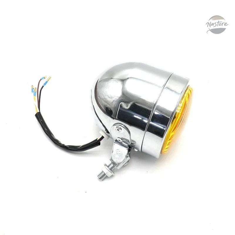 並行輸入品 H4 バイク フォグランプ フロント ヘッド ヴィンテージ ライト 12V 35W ランプ カスタムパーツ パーツ アクセサリーの画像