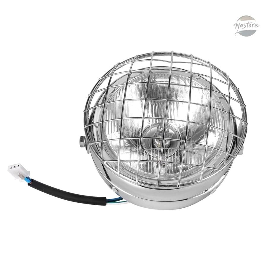 並行輸入品 GN125 バイク カバー グリル フロント ヘッド ヴィンテージライト ラウンド カスタムパーツ パーツ アクセサリーの画像