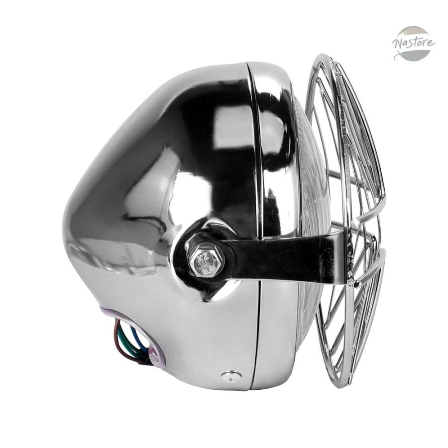 並行輸入品 GN125 バイク カバー グリル フロント ヘッド ヴィンテージライト ラウンド カスタムパーツ パーツ アクセサリーの画像