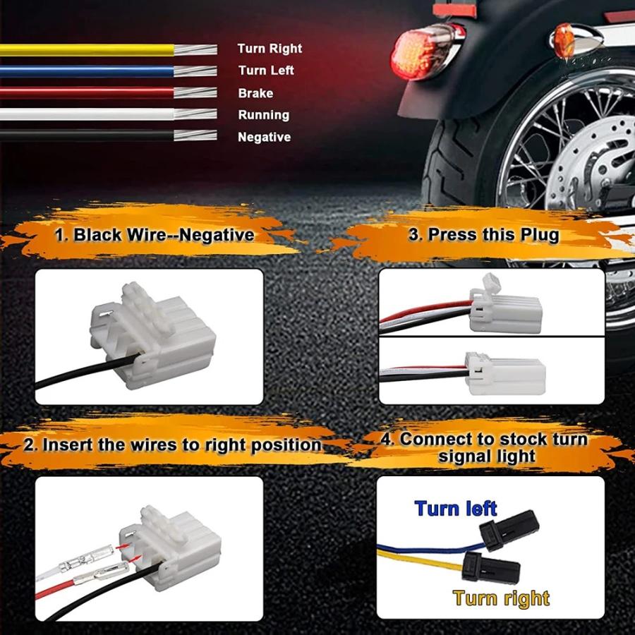 並行輸入品 テールライト ブレーキ リア LED 一体型ウィンカー ランニングライト カスタムパーツ パーツ アクセサリーの画像