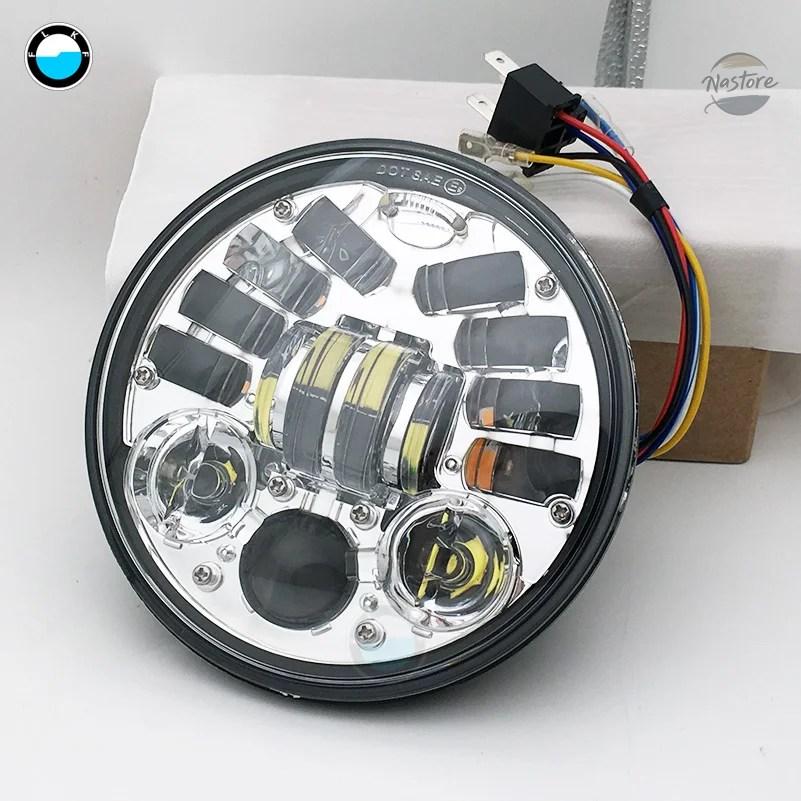 並行輸入品 スズキ バイク アクセサリー カスタム ヘッド 5.75インチ LED ライト バケット カスタムパーツ パーツ アクセサリー_18