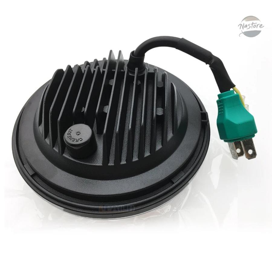 並行輸入品 バイク ヘッド 5.75 エンジェル アイ DRL ライト 5 3/4インチ ハウジング カスタムパーツ パーツ アクセサリー_7