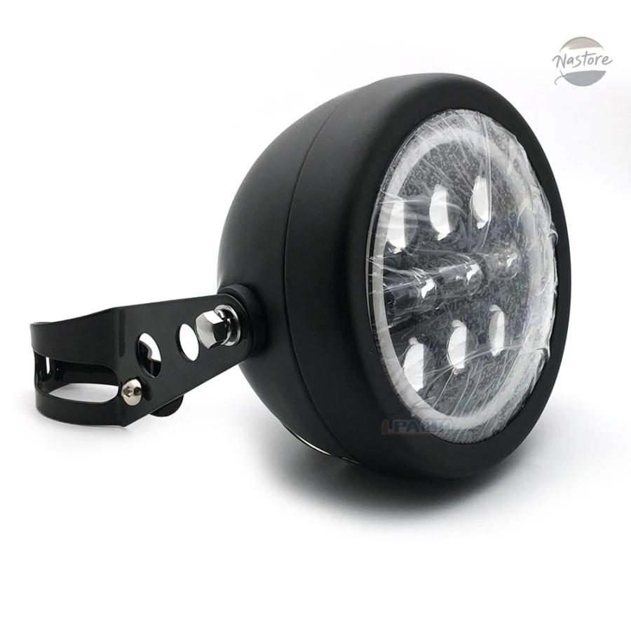 並行輸入品 バイク ヘッド 5.75 エンジェル アイ DRL ライト 5 3/4インチ ハウジング カスタムパーツ パーツ アクセサリー_10