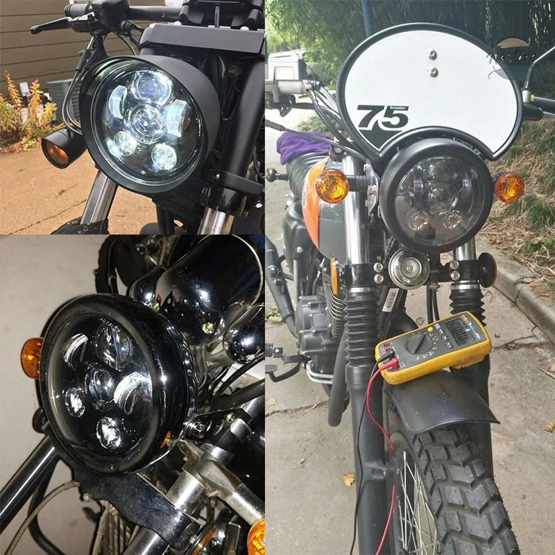 並行輸入品 XL1200L バイク カスタムパーツ ヘッド 5.75インチ 5 3/4