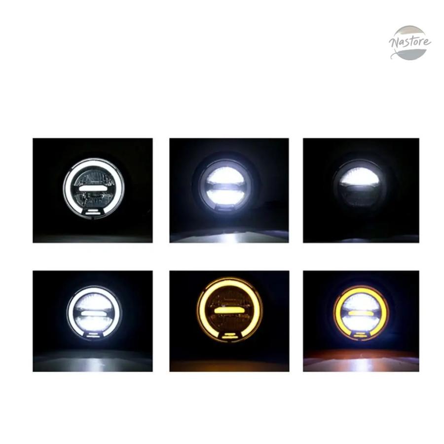 並行輸入品 バイク ヘッド 丸型6インチデイ プロジェクターLEDライト