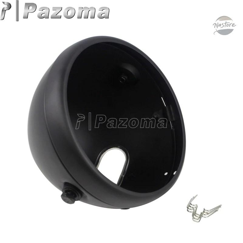 並行輸入品 バイク ヘッドライト ヘッド 汎 7インチラウンドLEDライト マウント カスタムパーツ パーツ アクセサリーの画像
