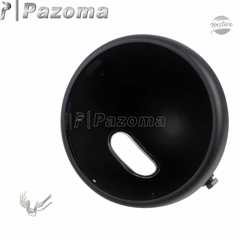 並行輸入品 バイク ヘッドライト ヘッド 汎 7インチラウンドLEDライト マウント カスタムパーツ パーツ アクセサリーの画像