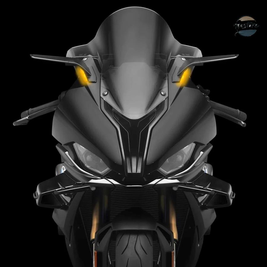 並行輸入品 BMW S1000RR バイク ミラー 2019 2024 2023 LEDウィンカー