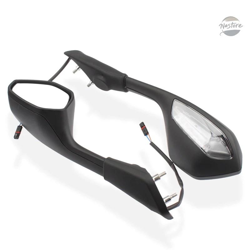 並行輸入品 BMW S1000RR バイク ミラー バック LED ウィンカーライト