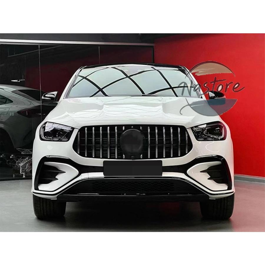 並行輸入品 メルセデスベンツ mercedes フロント 部品 カスタムパーツ アクセサリー ベンツ w167 gleクラス gle350 gle450 gle580 2024 バンパーグリルの画像