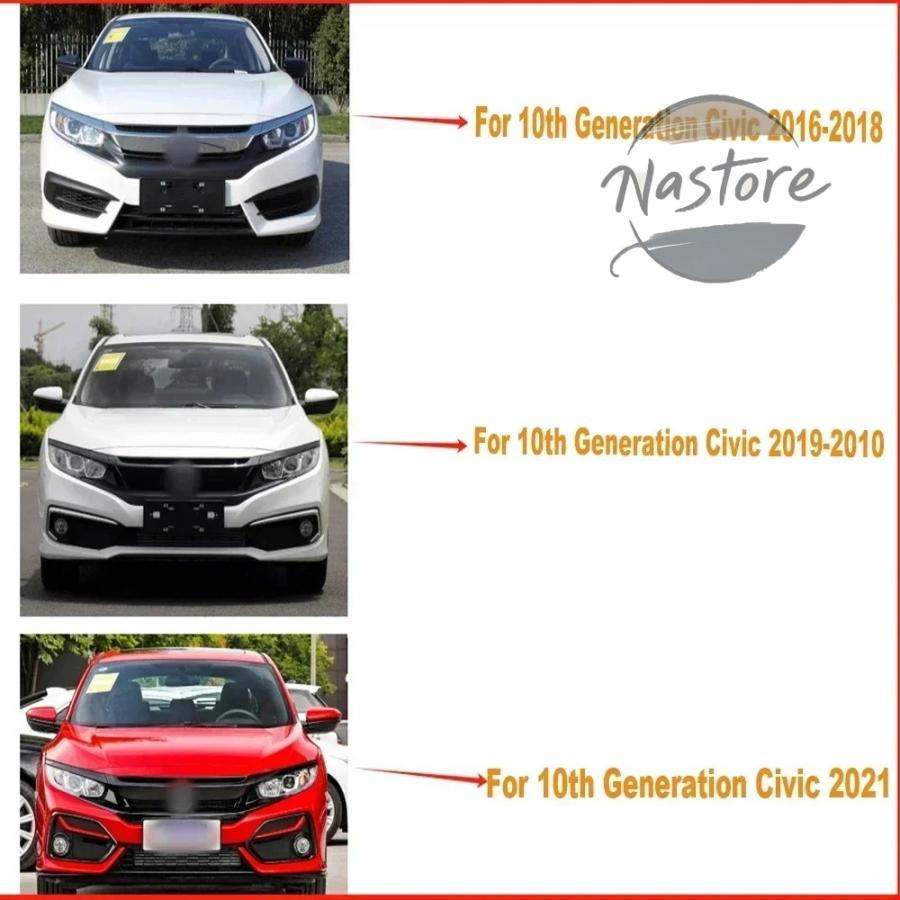 並行輸入品 ホンダ honda グリル シビック フロント 10代目 2016-21