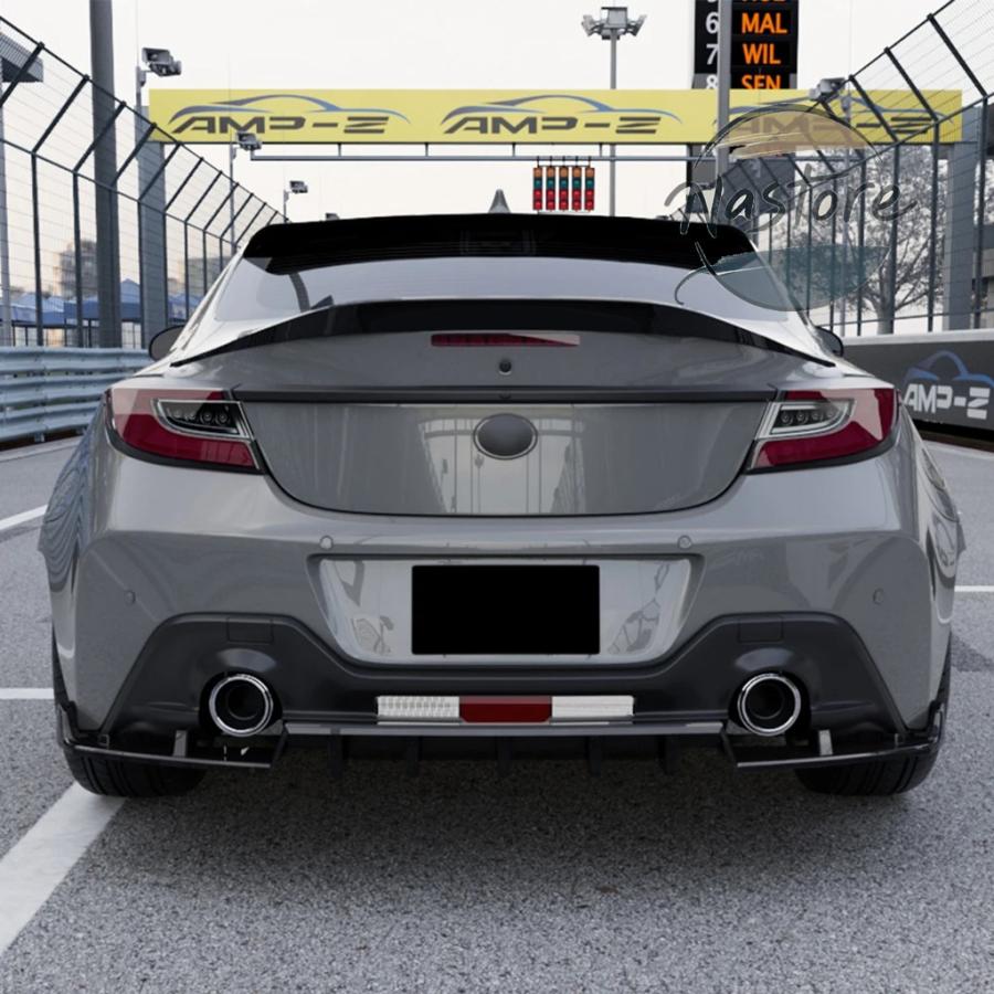 並行輸入品 トヨタ toyota リア 部品 カスタムパーツ アクセサリー gr86 スバル SUBARU subaru brz 2022+ バンパーリップディフューザー スポイラー_4