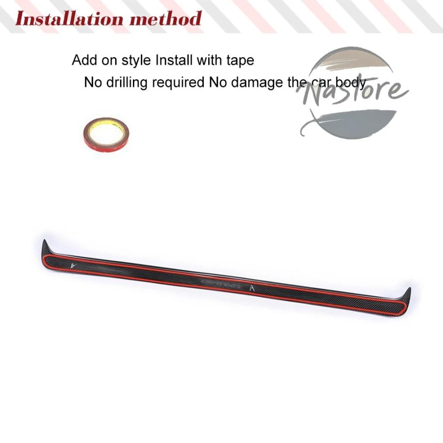 並行輸入品 レクサス lexus リア 部品 カスタムパーツ アクセサリー gs450 gs350 f スポーツ 2013 - 2015 カーボン / frp ルーフスポイラー トップウィング_5