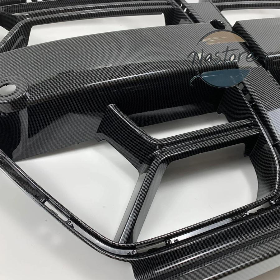 並行輸入品 BMW フロント 部品 カスタムパーツ アクセサリー バンパーグリル cslスタイル g80 g81 m3 g82 g83 m4 2021-2024 フードレーシンググリル acc_3