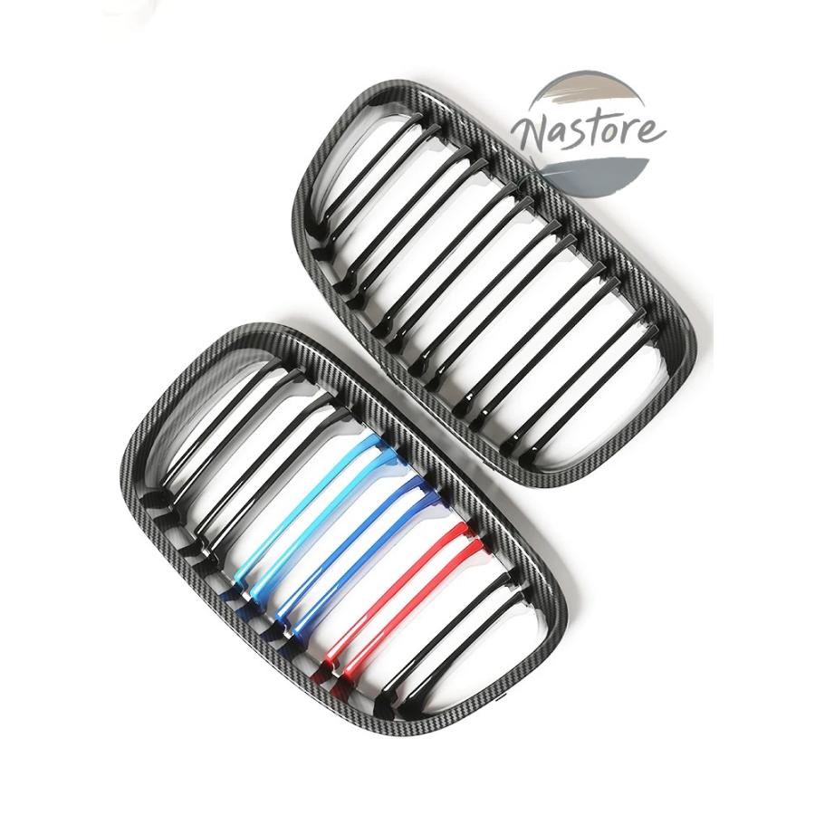 並行輸入品 BMW 部品 カスタムパーツ アクセサリー カーボン ルック レーシングラジエーターメッシュパフォーマンスグリル 1シリーズ f20 f21の画像