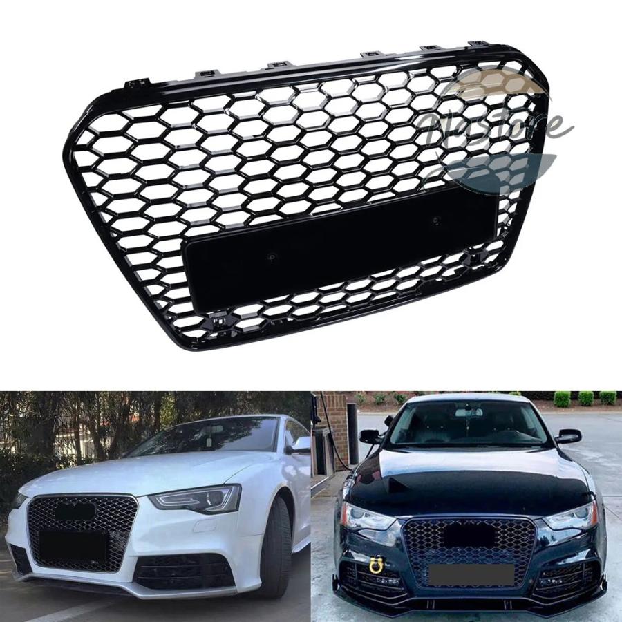 並行輸入品 アウディ audi a5 フロント s5 8t 2012-17 グロスブラック