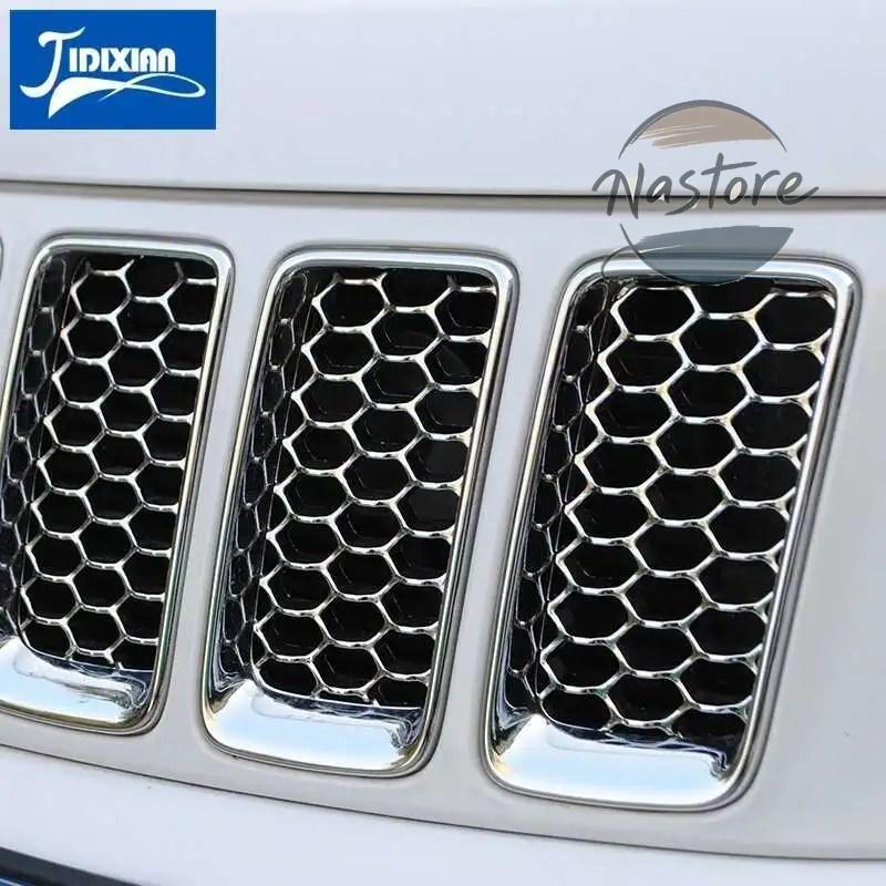 並行輸入品 ジープ jeep カバー グリル チェロキー グランドチェロキー フロント jidixian レーシング グランド 2014 2015 2016 カスタムパーツ 部品_8