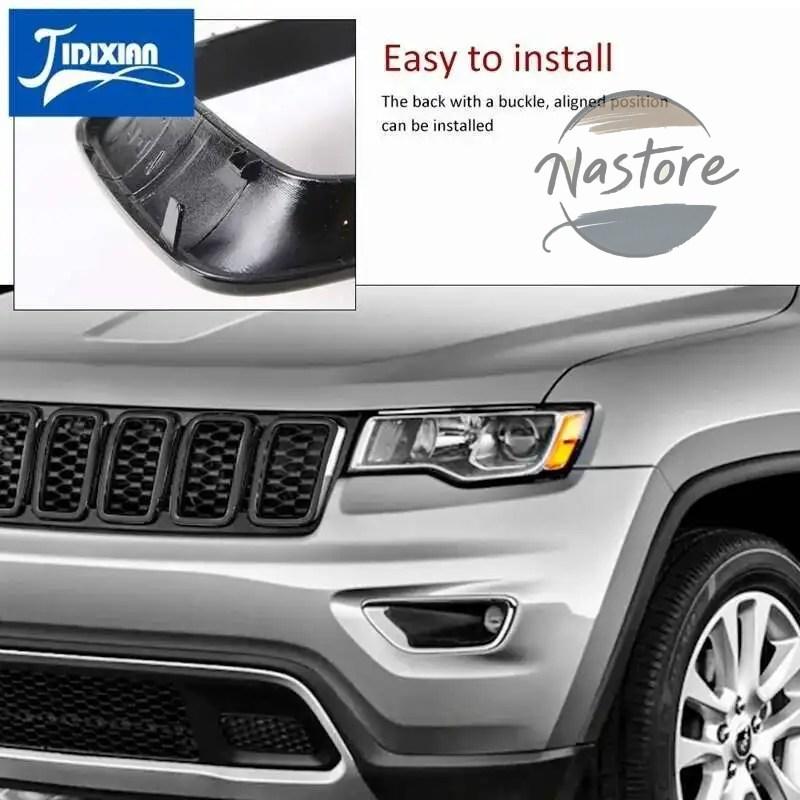 並行輸入品 ジープ jeep カバー グリル チェロキー グランドチェロキー フロント jidixian レーシング グランド 2014 2015 2016 カスタムパーツ 部品_9