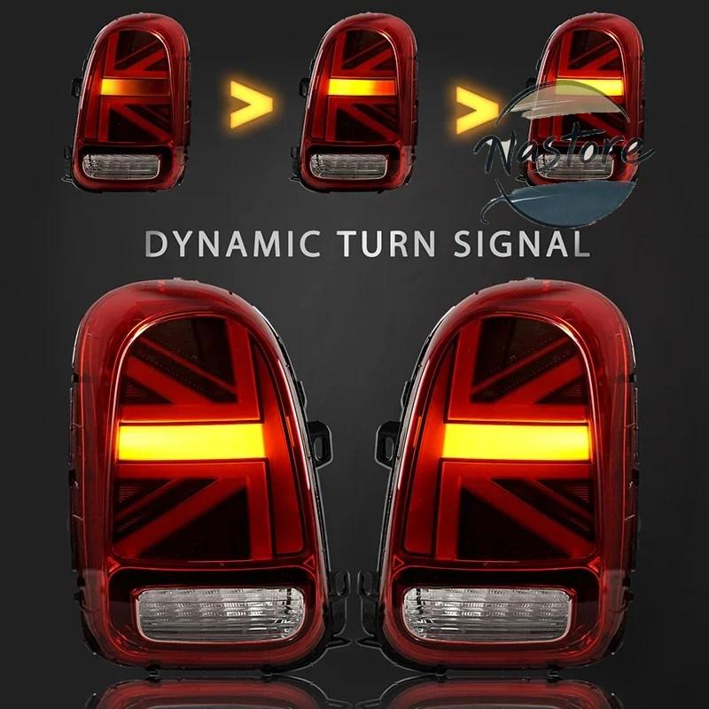 並行輸入品 mini リア ブレーキ 部品 カスタムパーツ アクセサリー BMW cooper countryman f60 2017-2022 ペアledテールライトの画像