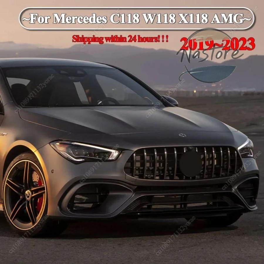 並行輸入品 メルセデスベンツ mercedes フロント 部品 カスタムパーツ アクセサリー ベンツ gtスタイル claクラス c118 w118 x118 cla180 200 220 250_3