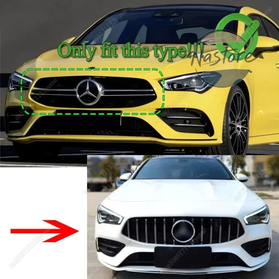 並行輸入品 メルセデスベンツ mercedes フロント 部品 カスタムパーツ アクセサリー ベンツ gtスタイル claクラス c118 w118 x118 cla180 200 220 250_4