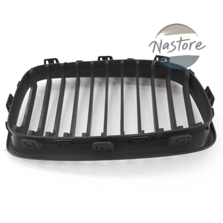 並行輸入品 BMW フロント 部品 カスタムパーツ アクセサリー 左＆右車マットブラックグリルグリル f20 11-14の画像
