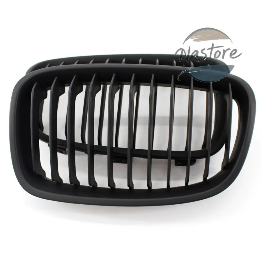 並行輸入品 BMW フロント 部品 カスタムパーツ アクセサリー 左＆右車マットブラックグリルグリル f20 11-14の画像