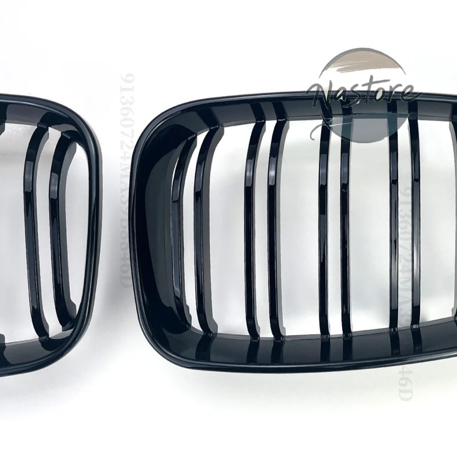 並行輸入品 BMW フロント 部品 カスタムパーツ アクセサリー インレットグリル ラジエーターグリッドグリル チューニングメッシュ 1シリーズ e81 e87 e82 e88の画像