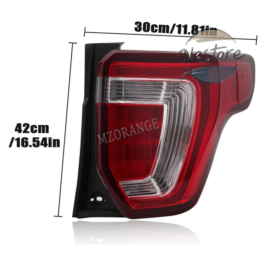 並行輸入品 フォード ford リア ブレーキ 部品 カスタムパーツ アクセサリー エクスプローラー 2016-19 usバージョン 左/右テールライト ウィンカーライト_7