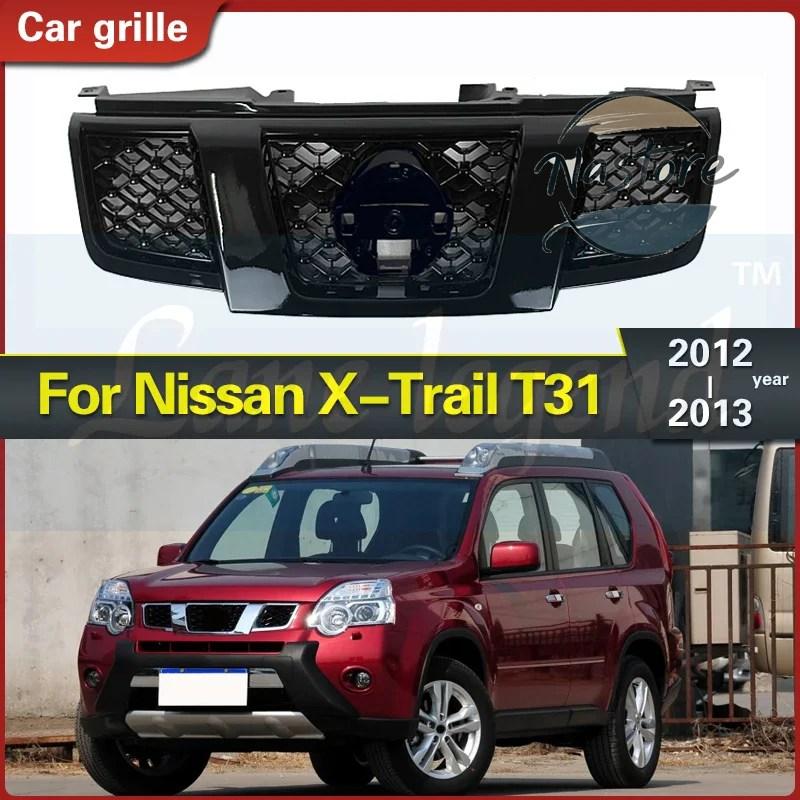 日産エクストレイルT31フロントグリル LED付き（改造パーツ） 並行輸入品 t31 日産 nissan グリル フロント x-trail xtrail 2012