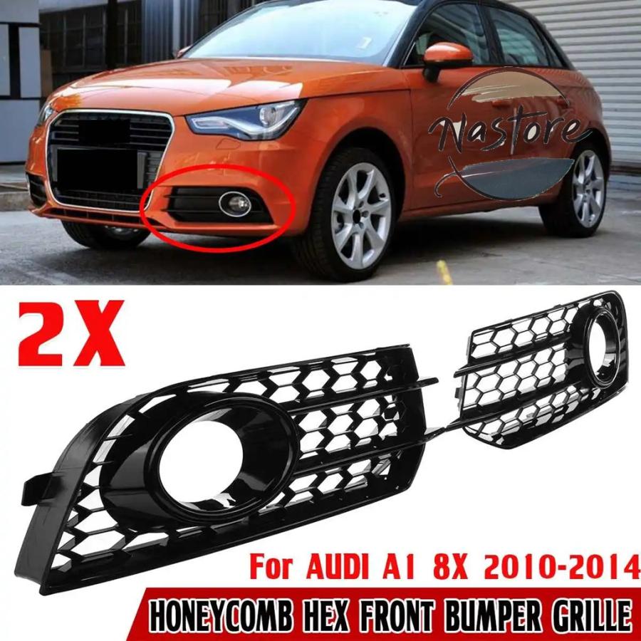 並行輸入品 アウディ audi a1 カバー フォグランプ フロント 8x 2010-14 1ペア バンパー カスタムパーツ 部品 アクセサリー_3