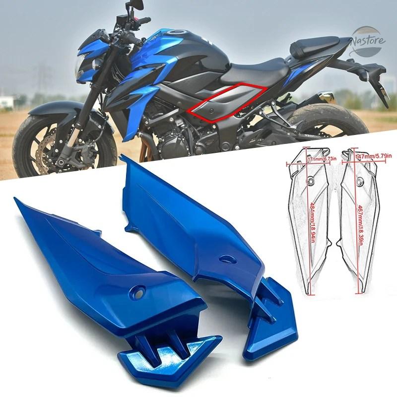 スズキ GSX-S750AL9 フレームボディーカバー 右（ブラック） 並行輸入品 スズキ バイク カバー GSXS750 左 右シート フレーム