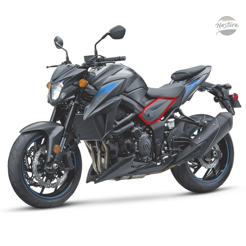 スズキ GSX-S750AL9 フレームボディーカバー 右（ブラック） 並行輸入品 スズキ バイク カバー GSXS750 左 右シート フレーム