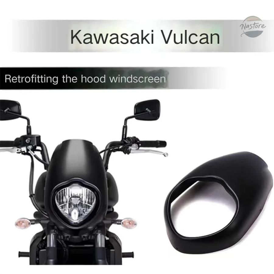 並行輸入品 S650 カワサキ スクリーン アクセサリー カスタムパーツ バルカン S 650 EN650 2015 2025 カスタムパーツ パーツ アクセサリー_3