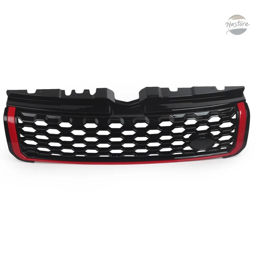 並行輸入品 車用バンパーフロントフードグリル レーシンググリル ラジエーターメッシュグリッド ランドローバー用カーアクセサリー レンジローバーEVOQUE