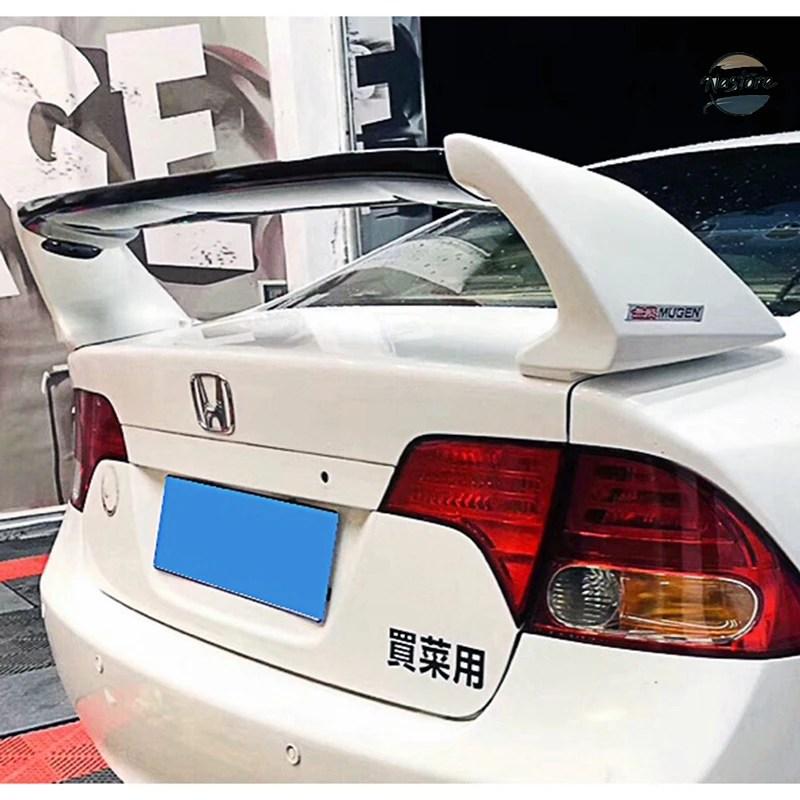 並行輸入品 ホンダシビックカー用リアスポイラー リアウィング 3パーツ 4パーツ ABS FD2 2006-2011_5
