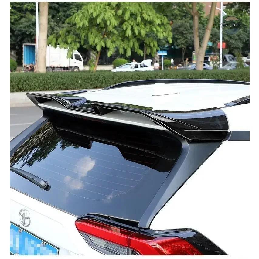 並行輸入品 トヨタROV4 黒 赤 白 カーボンルック 2020 2021 2022 2023 2024用手描きスポイラーの画像