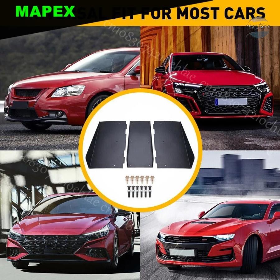 並行輸入品 スバル WRX STI リアディフューザー 4 フィンバンパースプリッターあごスポイラー下唇_2