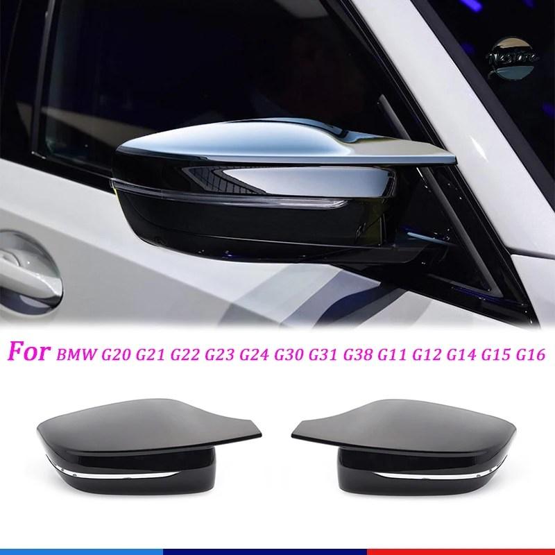 並行輸入品 RHDカーボン外装サイドバックミラーカバートリムBMW 3 4 5 7 8シリーズG20 G21 G30 G38 G22 G23 G11 G12 G15 G16 LHDの画像