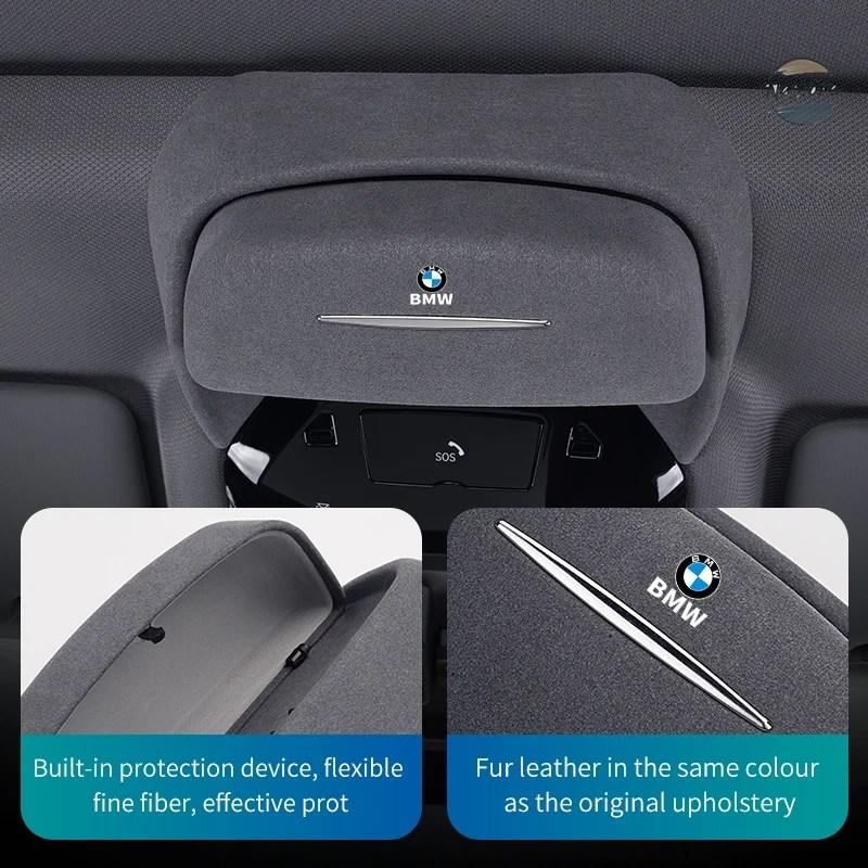 並行輸入品 BMW 5シリーズ用サングラスケース G60 X3 G01 X4 G02 IX3 スエード 収納ボックス ルーフ カスタムアクセサリーの画像