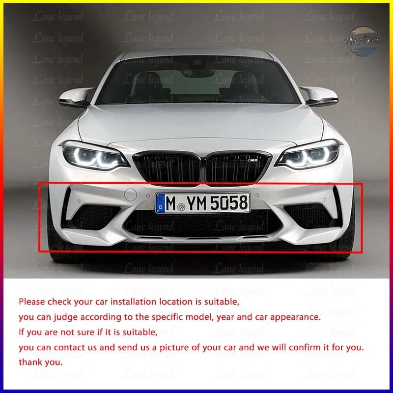 並行輸入品 BMW F87 M2 CSクーペ 2016-21 フロントバンパースプリッターリップ カーディフューザースポイラーリップ バンパーガードプロテクター_4