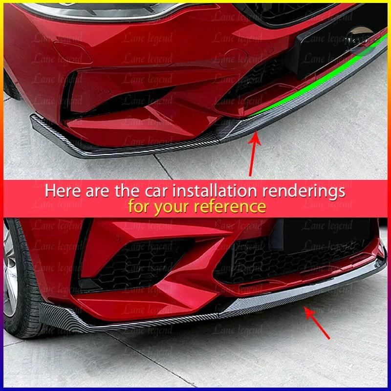 並行輸入品 BMW F87 M2 CSクーペ 2016-21 フロントバンパースプリッターリップ カーディフューザースポイラーリップ バンパーガードプロテクター_5