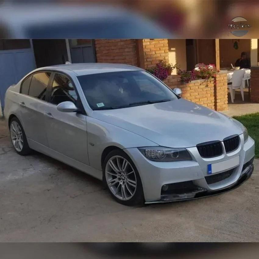 並行輸入品 フロントバンパーリップスプリッター カーパーツ カーアクセサリー ボディキット BMW 3シリーズ E90 E91 M-TECH 2005-2008 セダン4ドア 320I_9