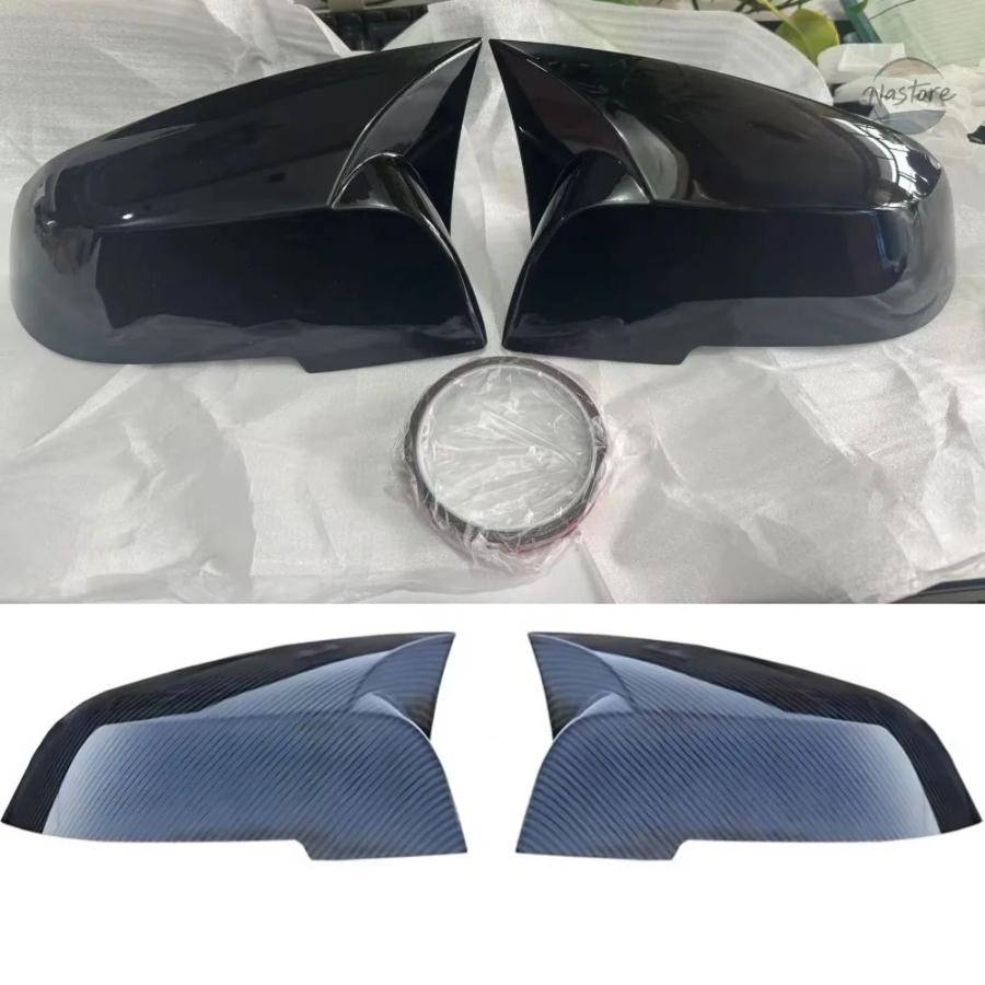 並行輸入品 BMW 1 2 3 4 シリーズ F20F22F30 F32F33F34 2012-UP 外観交換スタイルミラーカバー粘着取り付けの画像