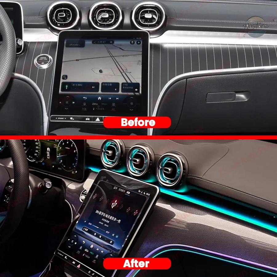 並行輸入品 メルセデスベンツ W206 X254 GLC Cクラス LED助手席装飾