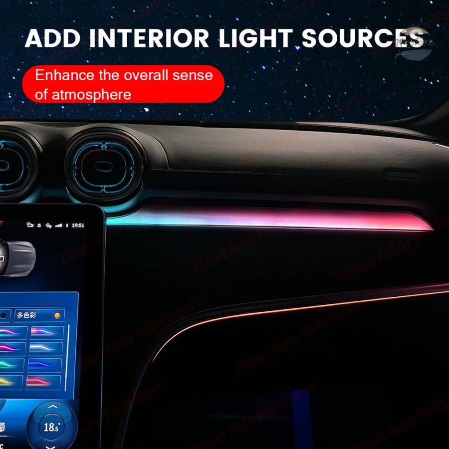 並行輸入品 メルセデスベンツ W206 X254 GLC Cクラス LED助手席装飾