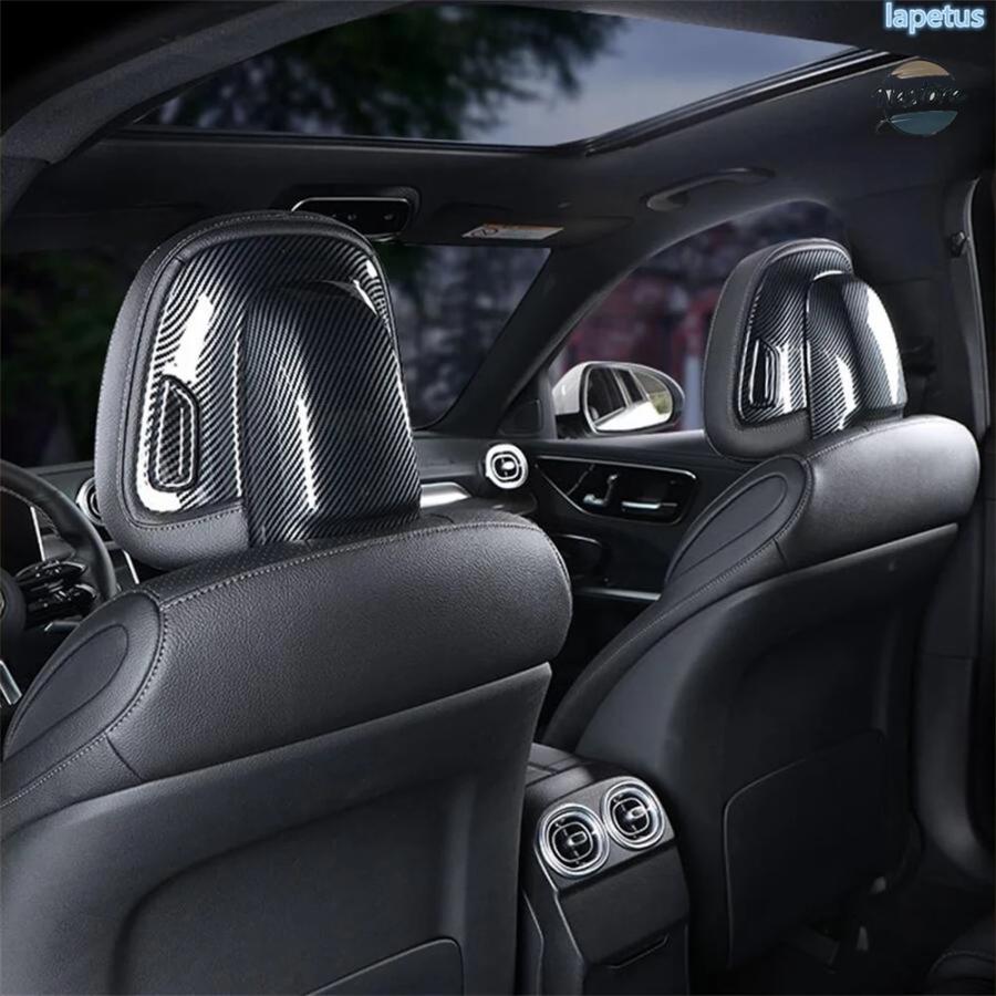 並行輸入品 ベンツCクラスW206 2022 / GLC X254 2023 / EクラスW214 2024 2025用フロントシートヘッドレストボタン調整スイッチカバートリムの画像