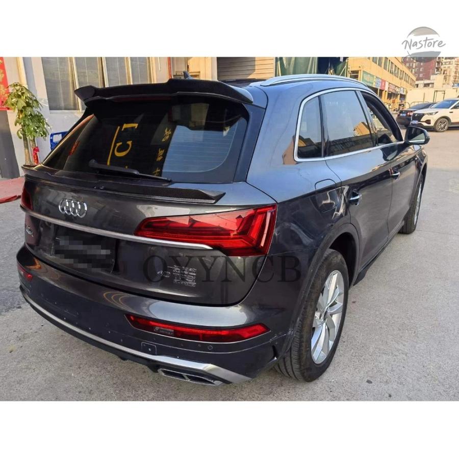 並行輸入品 アウディ Q5 Q5L スポイラー 2019-22 カーボン車リアミドルスポイラーアクセサリーボディキットの画像